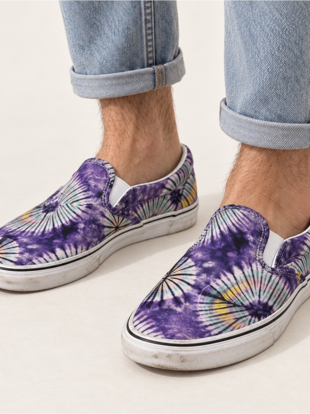 Vans Classic Slip-On New Age Purple Tie Dye Men’s 10 EU 43